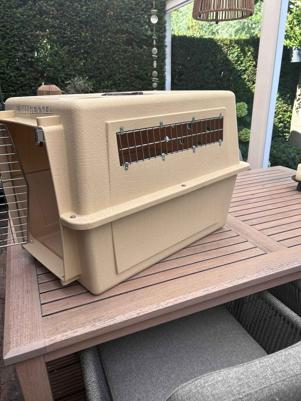 Honden bench, Dieren en Toebehoren, Hondenhokken, Ophalen, Zo goed als nieuw, 75 tot 110 cm, Minder dan 65 cm