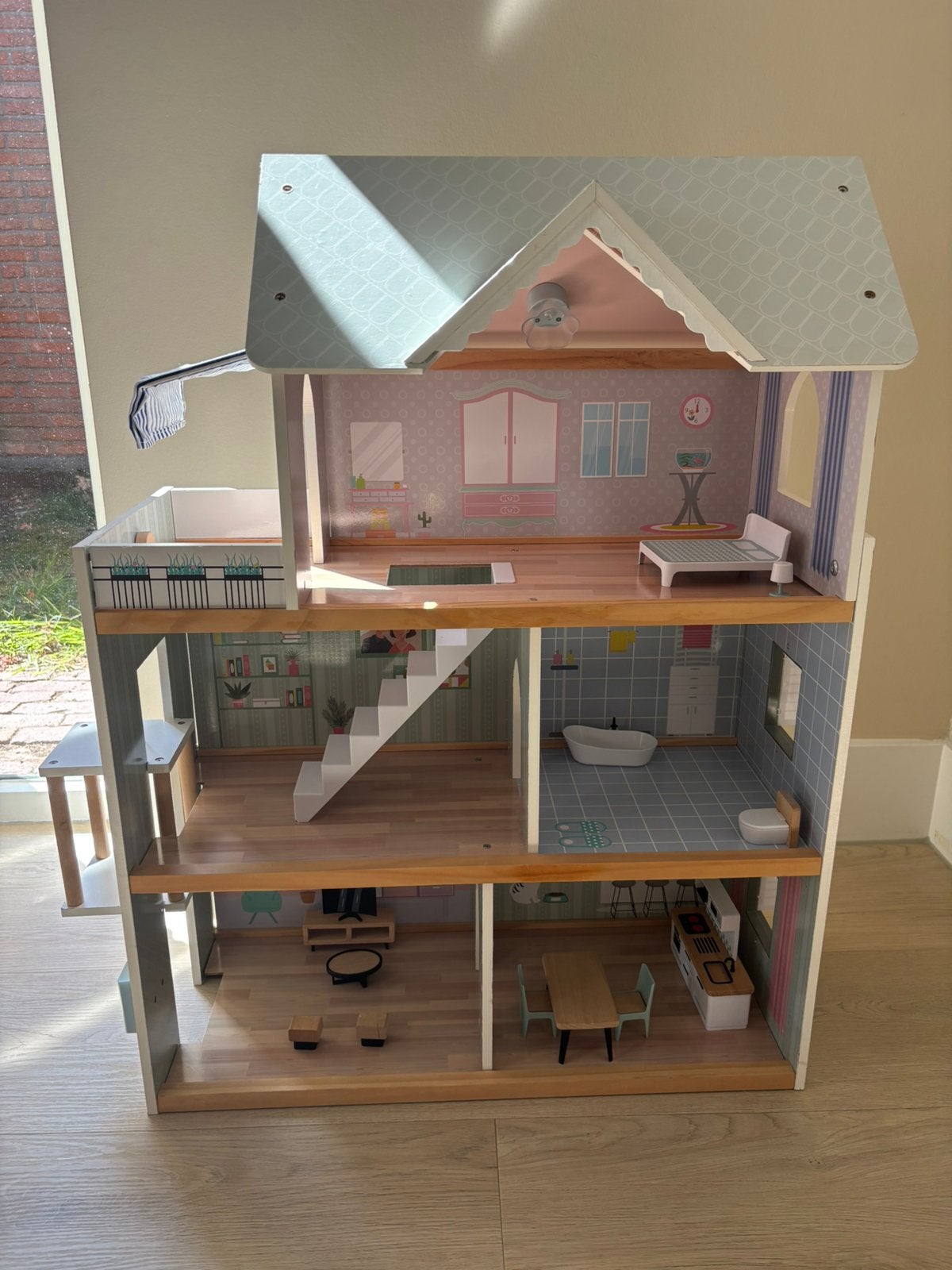 Poppenhuis, Kinderen en Baby's, Speelgoed | Poppenhuizen, Ophalen, Zo goed als nieuw, Poppenhuis