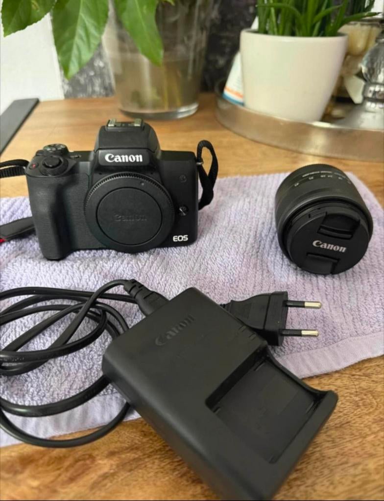 Canon EOS M50 Mark II, Audio, Tv en Foto, Fotocamera's Digitaal, Ophalen of Verzenden, Zo goed als nieuw, Canon, Geen optische zoom
