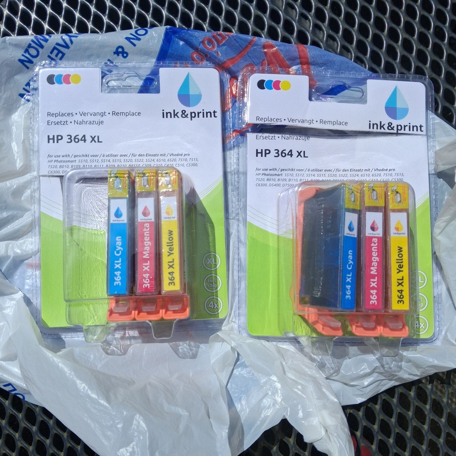 HP 364 XL inkt & print cartridges (Cyan, Magenta, Yellow), Ophalen, Nieuw, Cartridge, Ink&Print