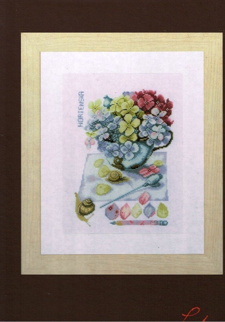 Cado marjolein bastin borduurpakket HORTENSIA  328, Hobby en Vrije tijd, Ophalen of Verzenden, Nieuw, Borduurpakket