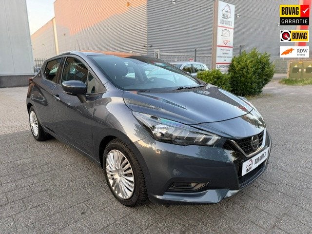 Nissan Micra 1.0 IG-T Acenta | Automaat|Airco| NAP|APK bij a, Auto's, Nissan, Bedrijf, Te koop, Micra, ABS, Airbags, Airconditioning