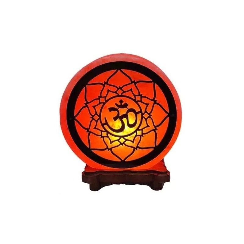 Green Tree Himalaya Zoutlamp Ohm – 4,5-5 kg – 19 cm, Led-lamp, Green Tree Candle BV, Nieuw, Overige fittingen