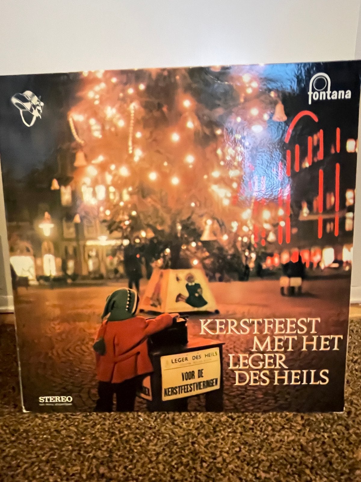 Kerstfeest met het Leger des Heils LP - Vintage Kerstmuziek, Ophalen of Verzenden, Gebruikt, Kerst, Album