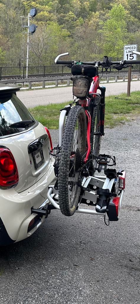 Fietsendrager origineel Mini - zonder trekhaak, Ophalen, Zo goed als nieuw, Fietsendrager-accessoire, 2 fietsen