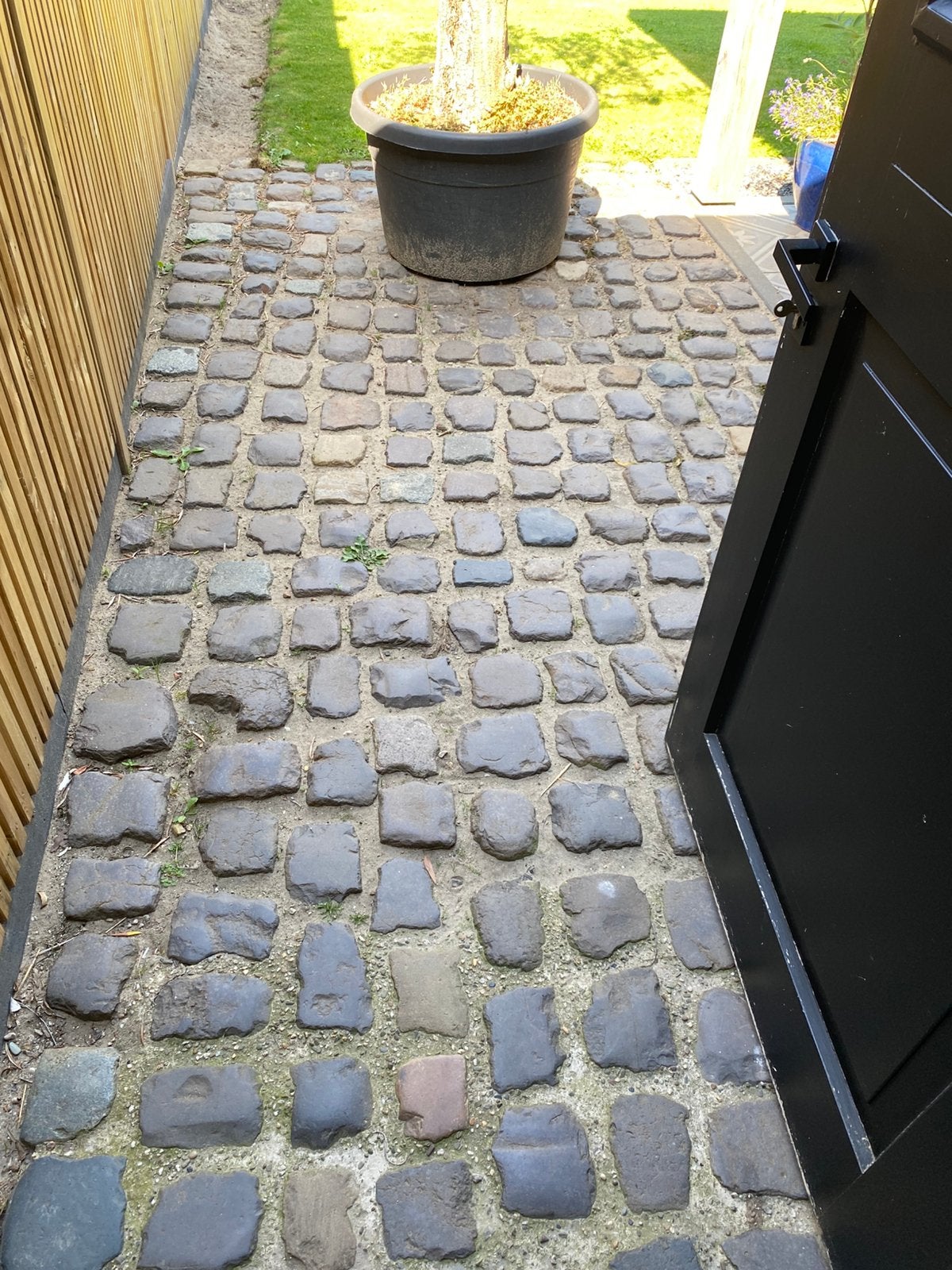 Kinderkoppen gratis 8m2, Ophalen, Zo goed als nieuw, Beton, Terrastegels