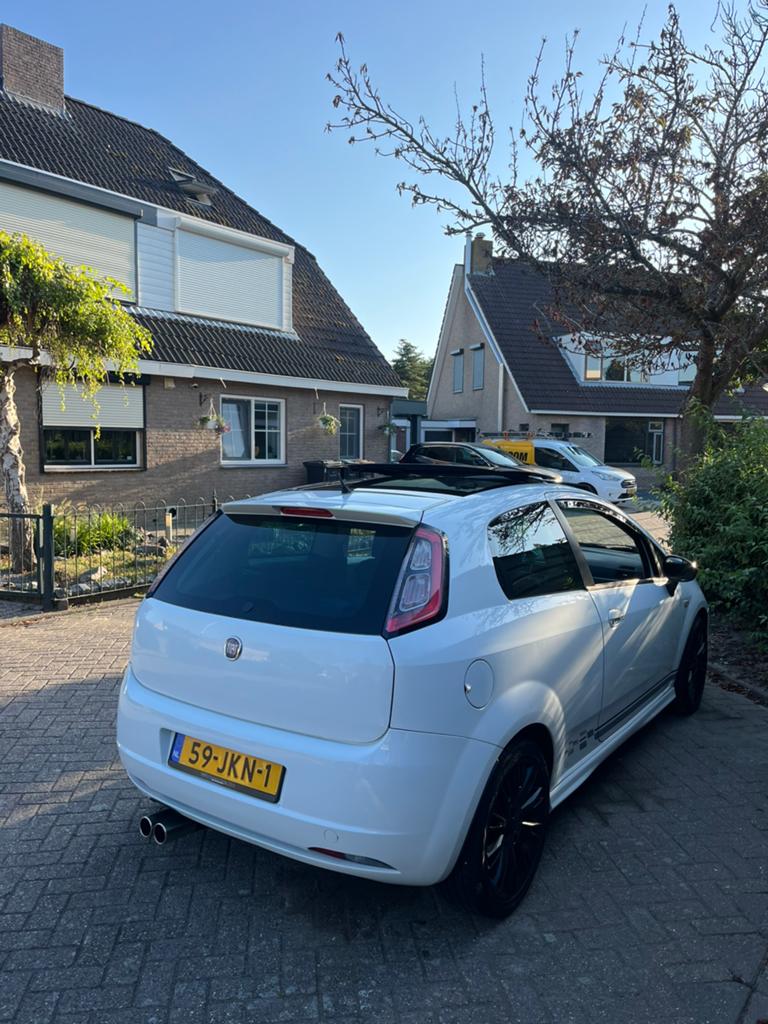 Fiat Punto 1.4 16V Turbo 3DR 2009 Wit, Auto's, Fiat, Particulier, Punto, Benzine, C, Hatchback, Handgeschakeld, Origineel Nederlands