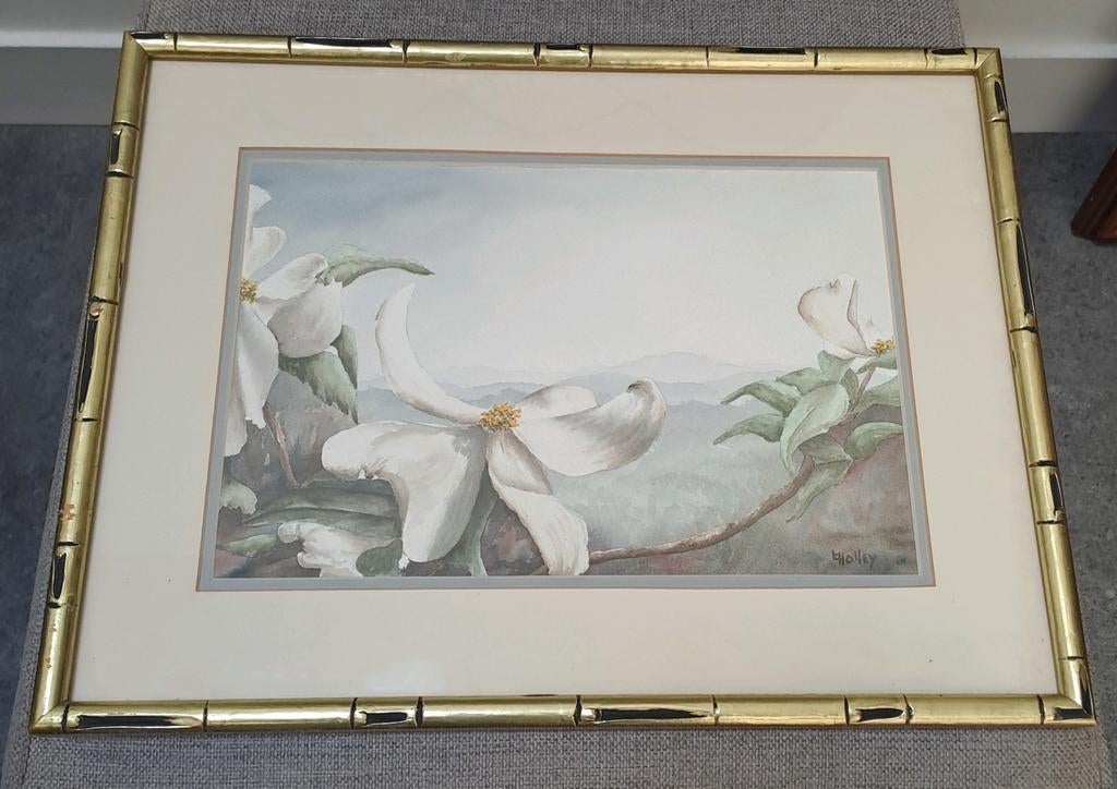 Aquarel magnolia, Ophalen