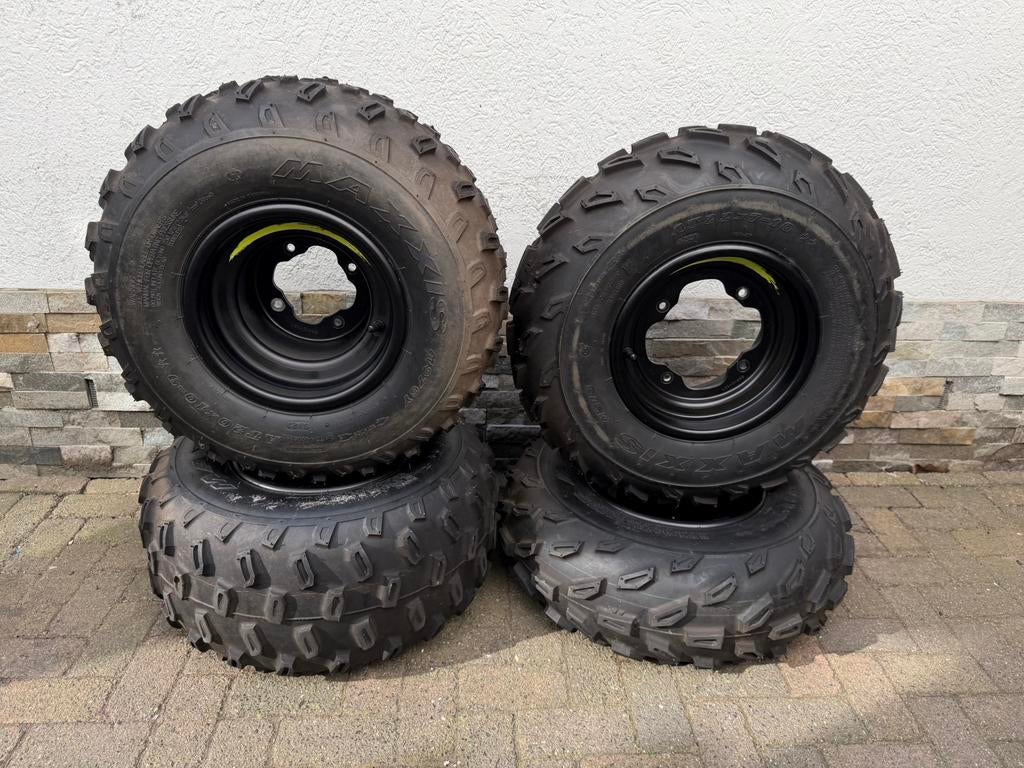Yamaha Raptor YFM 700 banden en velgen set origineel, Maxxis, Maxxis, Gebruikt, Ophalen of Verzenden