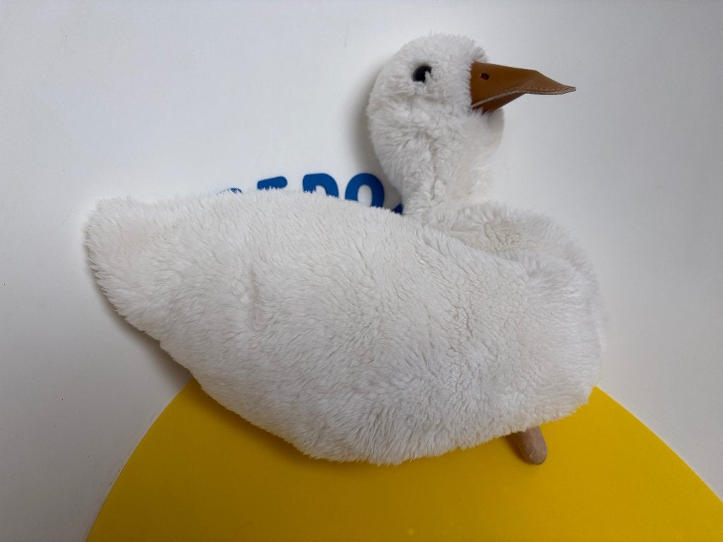 K4503 handpop eend gans met stokje, Ophalen of Verzenden, Zo goed als nieuw, Eend
