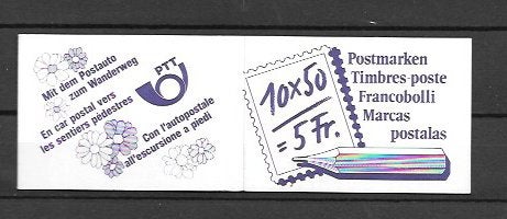 Zwitserland Compleet Postzegelboekje, Postzegels en Munten, Postzegels | Europa | Zwitserland, Ophalen of Verzenden, Gestempeld
