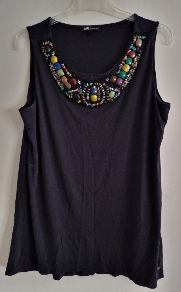 Didi shirt/hemd L/xl, prachtige afwerking, Kleding | Dames, Zwart, Maat 46/48 (XL) of groter, Didi, Ophalen of Verzenden