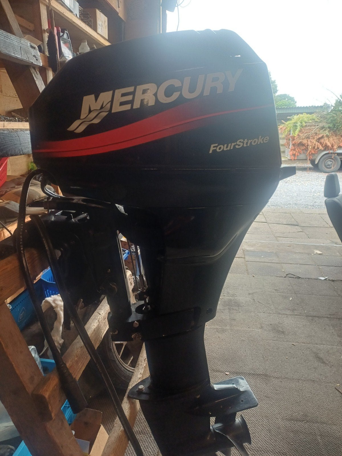 buitenboordmotor 15pk, Watersport en Boten, Buiten- en Binnenboordmotoren, Ophalen of Verzenden, Zo goed als nieuw, Benzine, 10 tot 30 pk