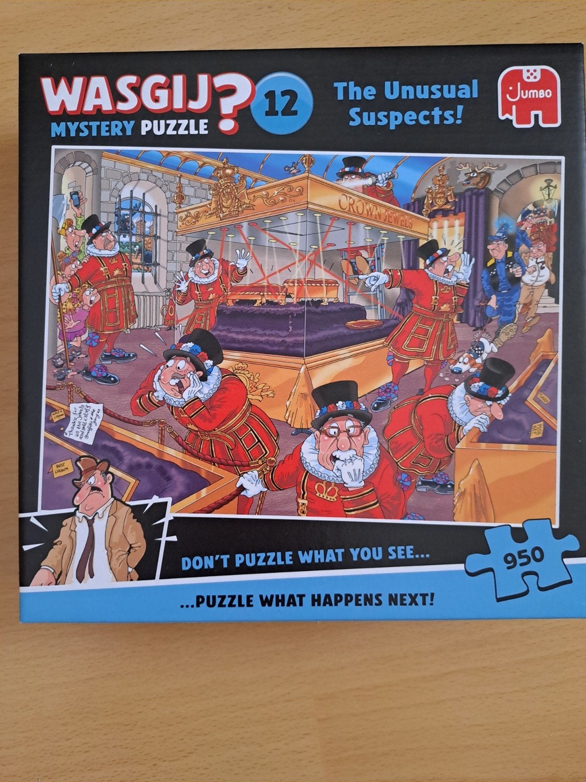 Wasgij? Mystery 12: The Unusual Suspects! 950 stukjes, Ophalen, 500 t/m 1500 stukjes, Gebruikt, Legpuzzel