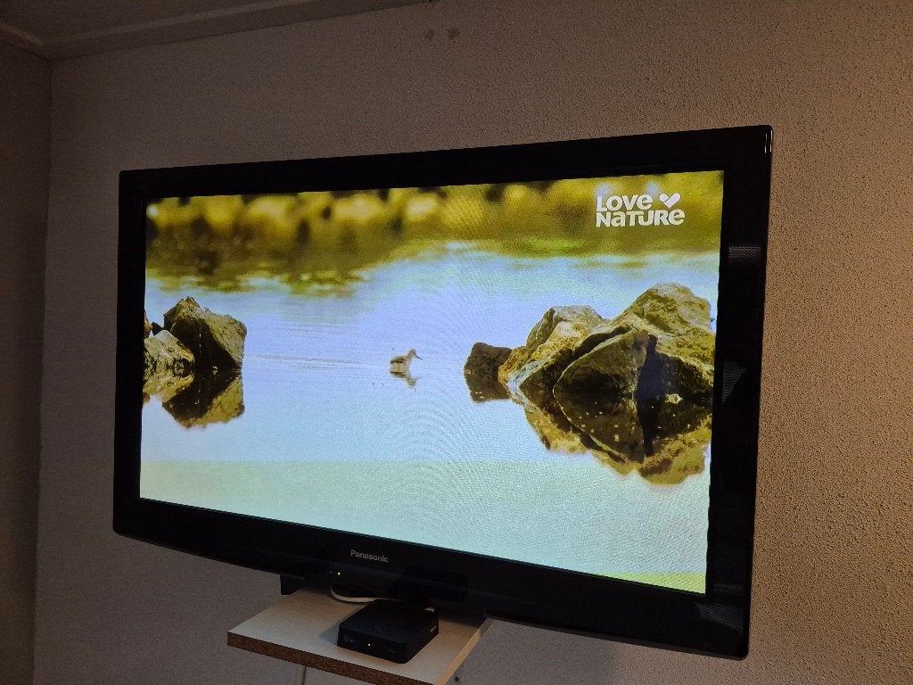 Panasonic 42” Viera plasma tv, zwart, Ophalen, Gebruikt, Panasonic, 50 Hz