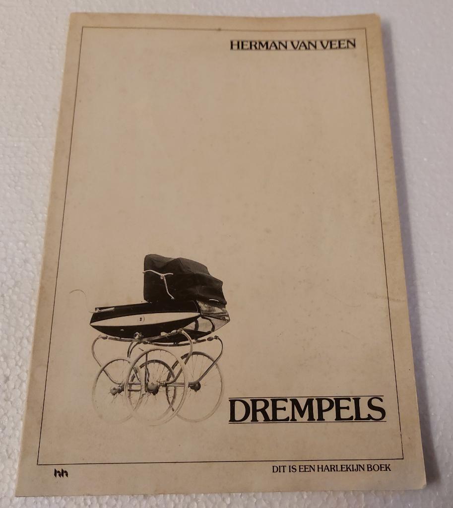 Herman van Veen BOEK Drempels 1976 Harlekijn, Verzamelen, Verzenden, Gebruikt, Boek, Tijdschrift of Artikel