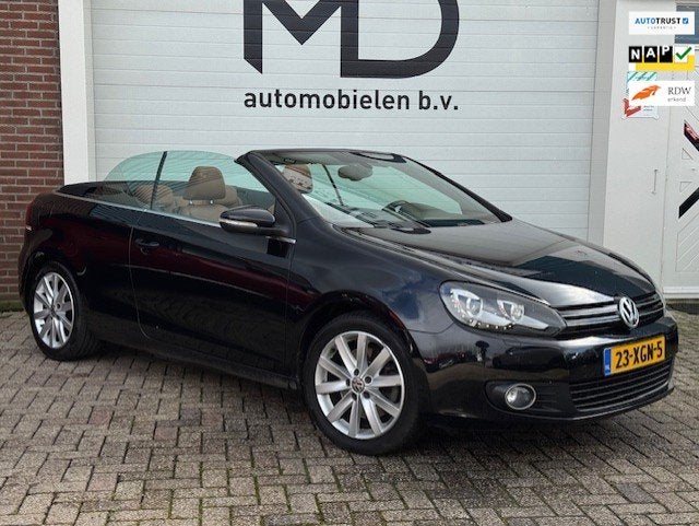 Volkswagen Golf Cabriolet 1.4 TSI -DSG - LED - Leder -Cruise, Auto's, Volkswagen, Bedrijf, Te koop, Golf, ABS, Achteruitrijcamera