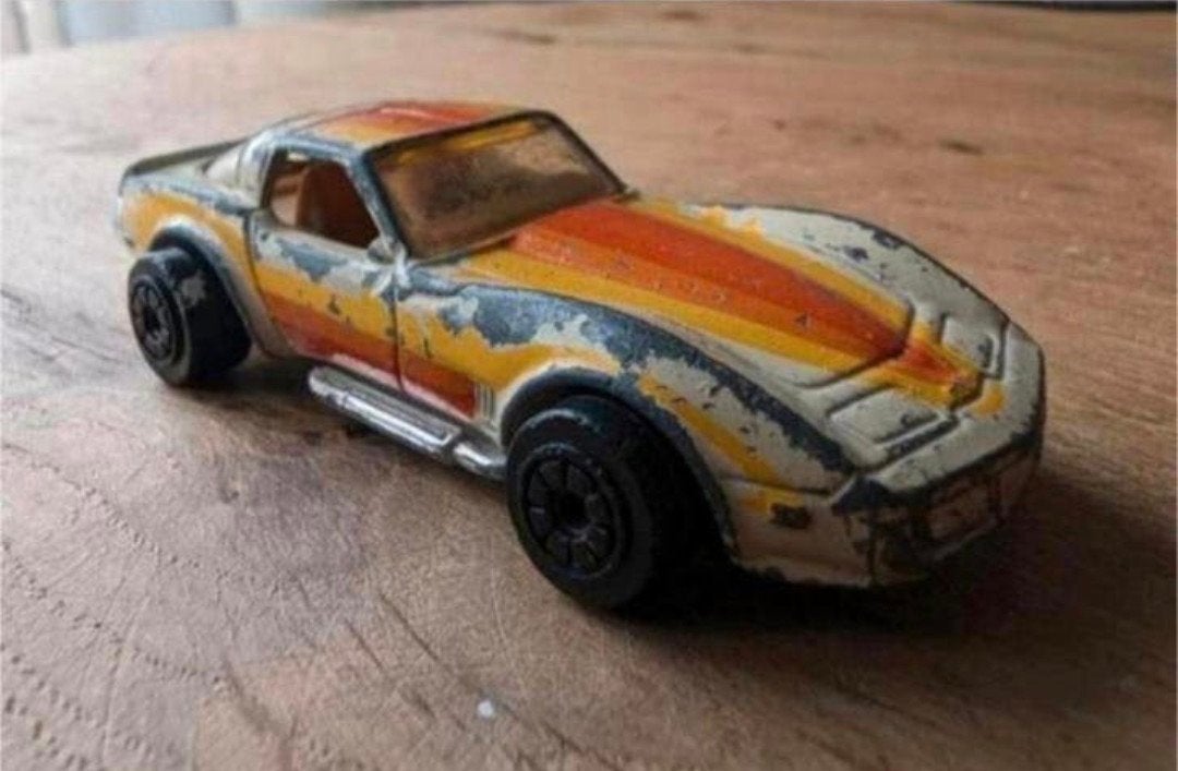 Kenner Corvette C3 1980 – Made in Hong Kong, Ophalen of Verzenden, Gebruikt, Auto