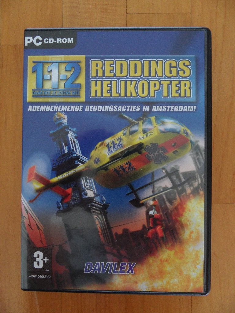 PC CD-ROM 1-12 Reddings Helikopter, Avontuur en Actie, 1 speler, Ophalen of Verzenden, Zo goed als nieuw