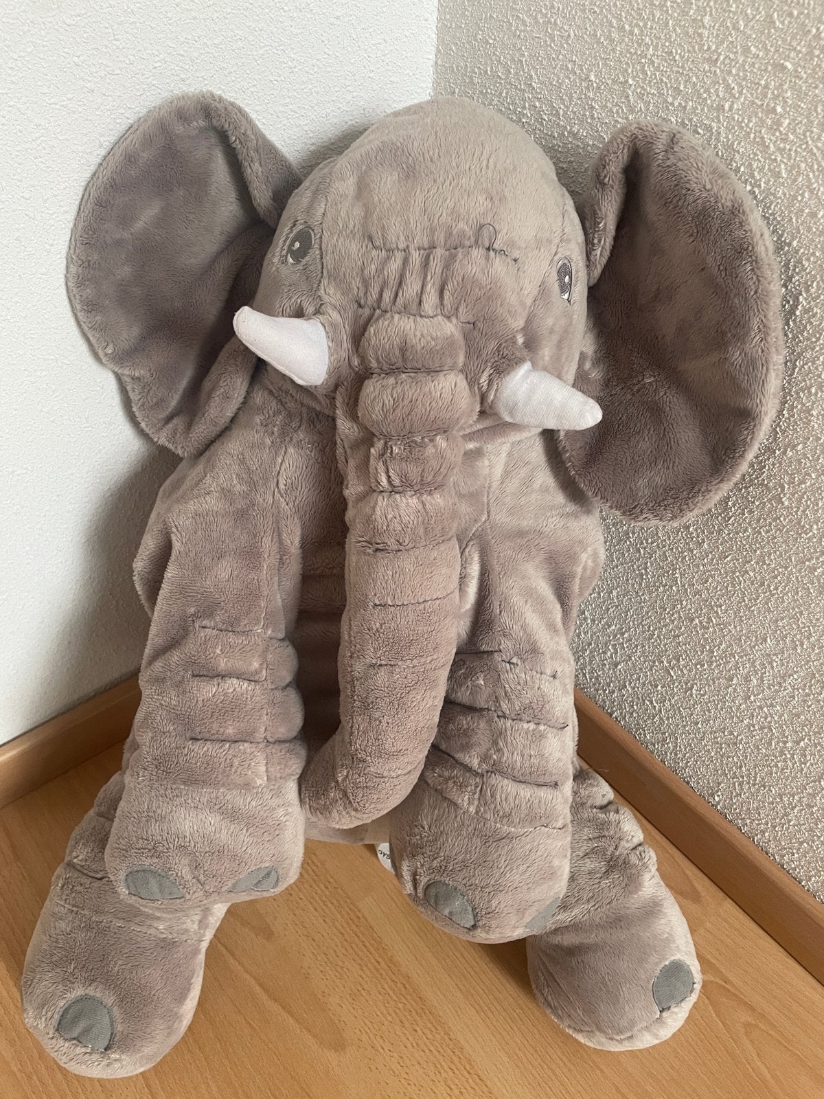 Ikea knuffel olifant met fleecedeken, Kinderen en Baby's, Speelgoed | Knuffels en Pluche, Ophalen, Zo goed als nieuw, Olifant
