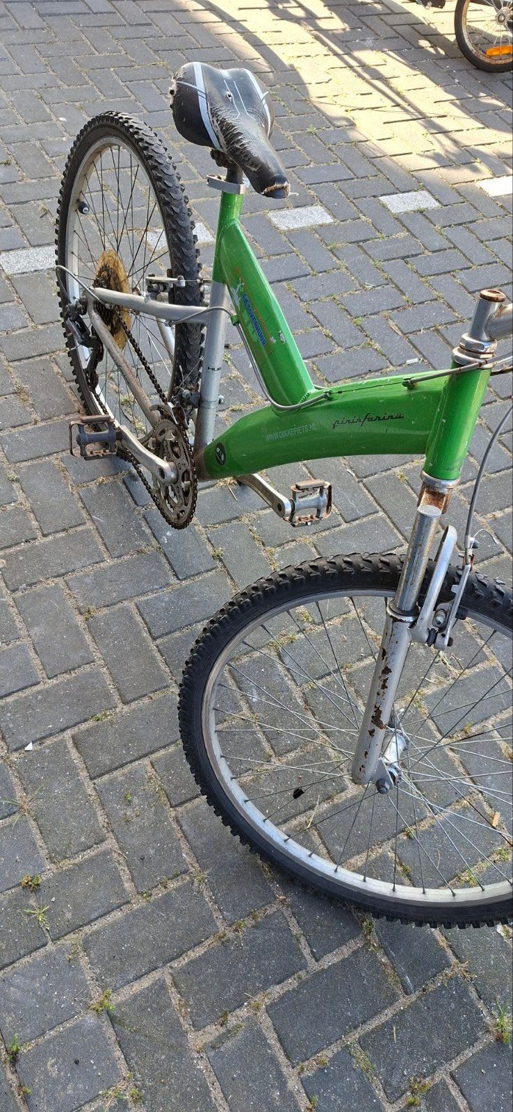 Groene fiets - Pininfarina design, Fietsen en Brommers, Gebruikt, Hardtail, 53 tot 57 cm, Ophalen
