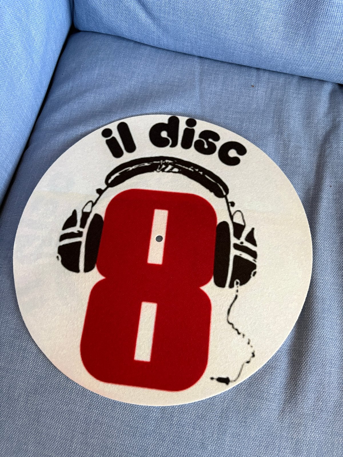 12” Vilten slipmat ITALO met logo van Label Il Disc, Ophalen of Verzenden, Zo goed als nieuw, 12 inch