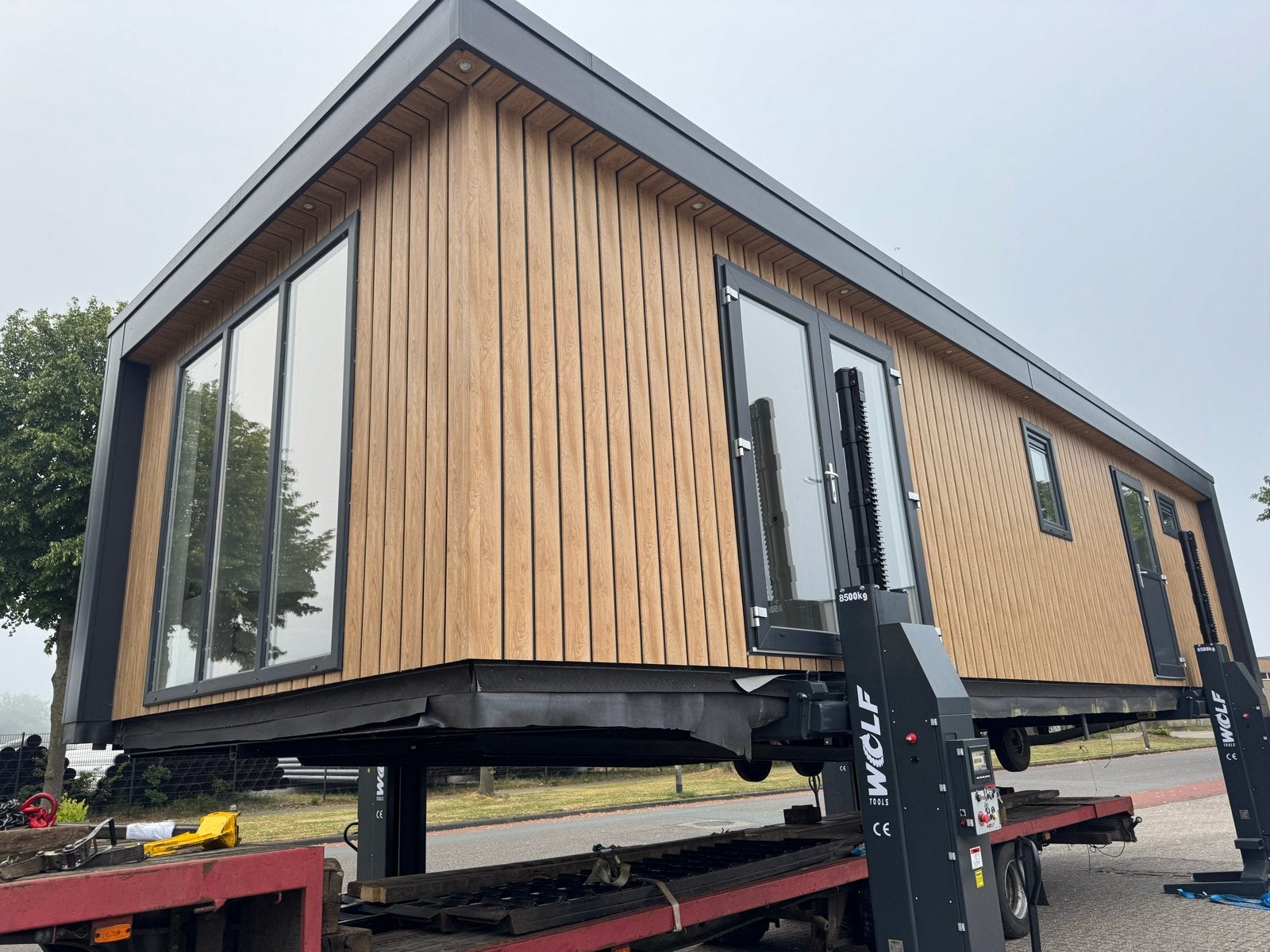 Jong hebruikte set mobiele hefkolommen busliften 8500 kg