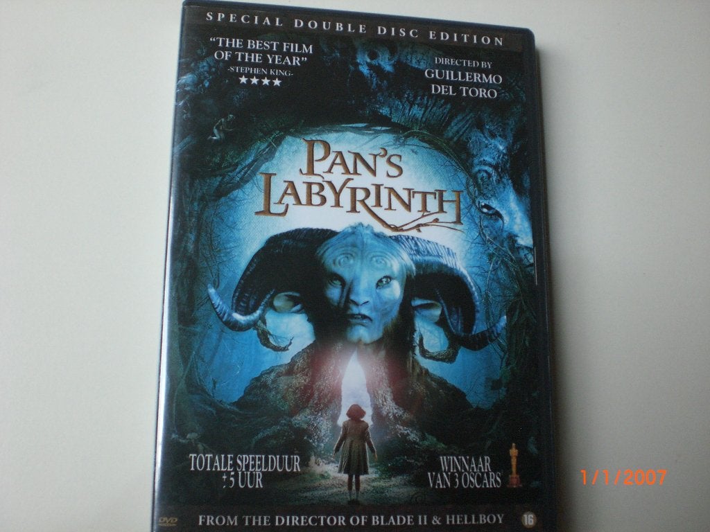 2 disc dvd Pan's Labyrinth Guillermo Del Toro, Vanaf 16 jaar, Ophalen of Verzenden, Zo goed als nieuw, Spanje