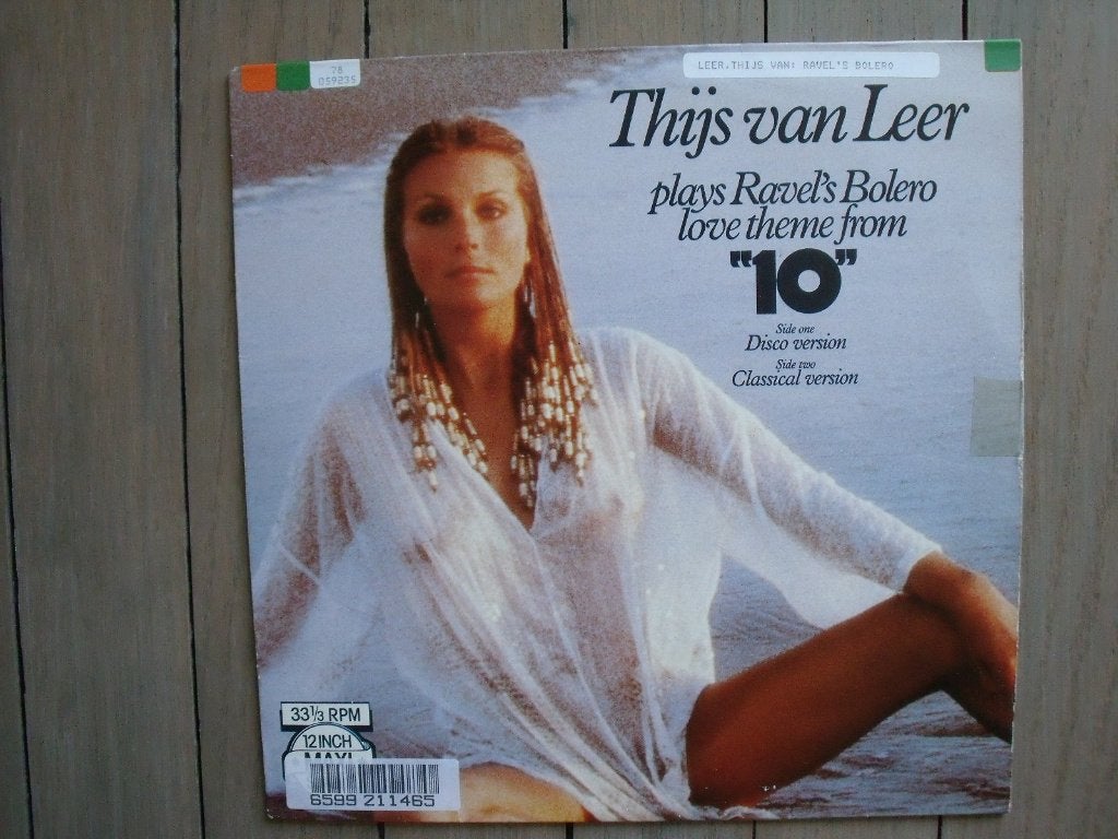 Thijsv an Leer plays Ravel's bolero love theme from 10, Ophalen of Verzenden, Gebruikt, 12 inch