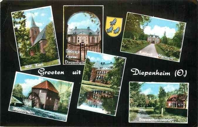 301-409-039 Diepenheim Groeten uit, Verzenden, Voor 1920, Overijssel
