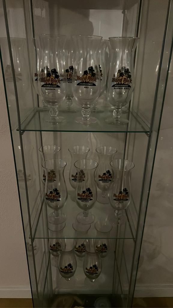 Hard Rock Café Hurricane collectie glazen 18x, Verzamelen, Glas en Borrelglaasjes, Ophalen, Nieuw, Overige typen