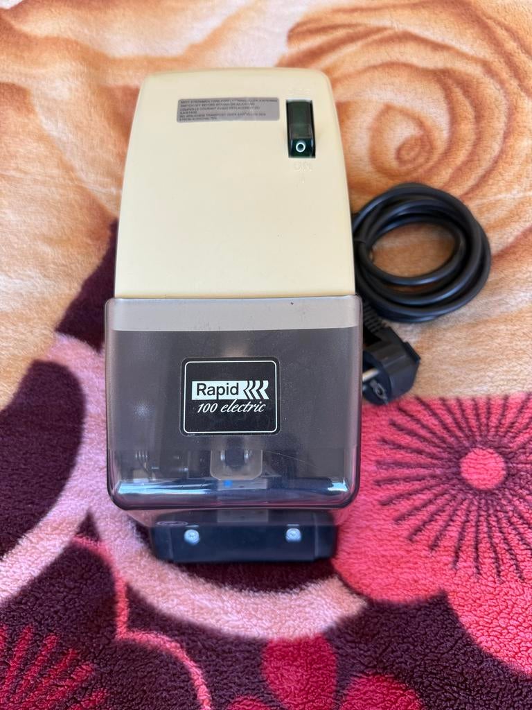 Rapid 100 elektrische nietmachine - Zware taken, 50 vel, Ophalen of Verzenden, Gebruikt