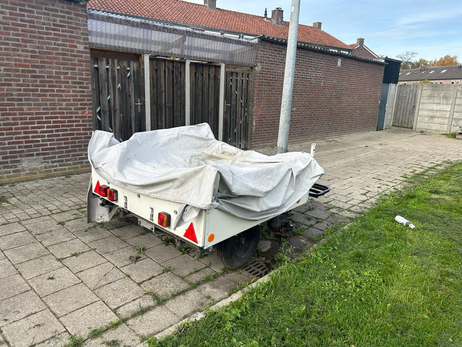 Tago Ranger 2000 Aanhangwagen met Fietsendrager, Ophalen of Verzenden, Gebruikt