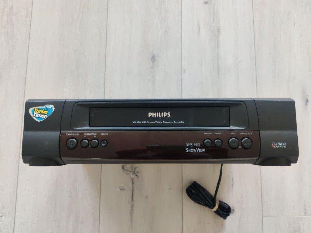 Philips VR 520 Turbo Drive videorecorder, Ophalen of Verzenden, Zo goed als nieuw