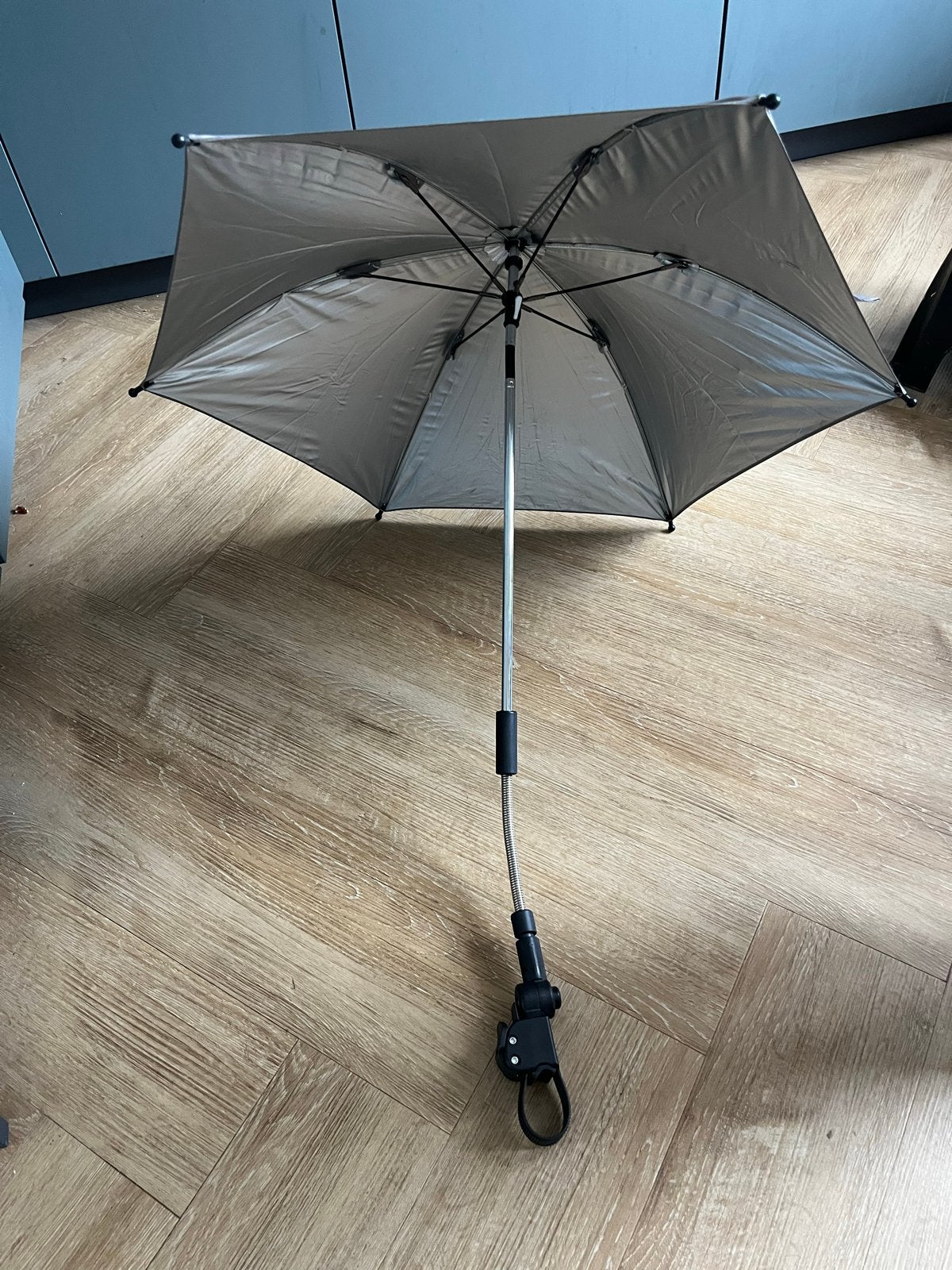 Kinderwagen parasol - Grijs, Ophalen, Gebruikt, Overige merken