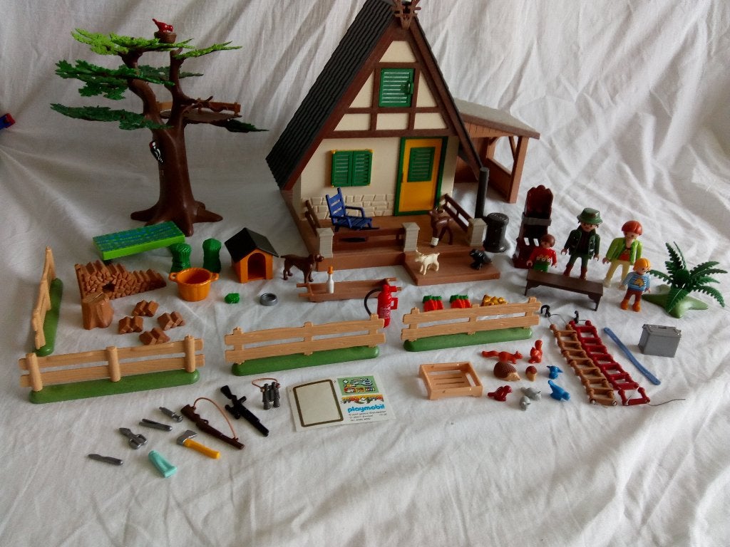 Playmobil set 4207 Boswachtershuis, Ophalen of Verzenden, Gebruikt