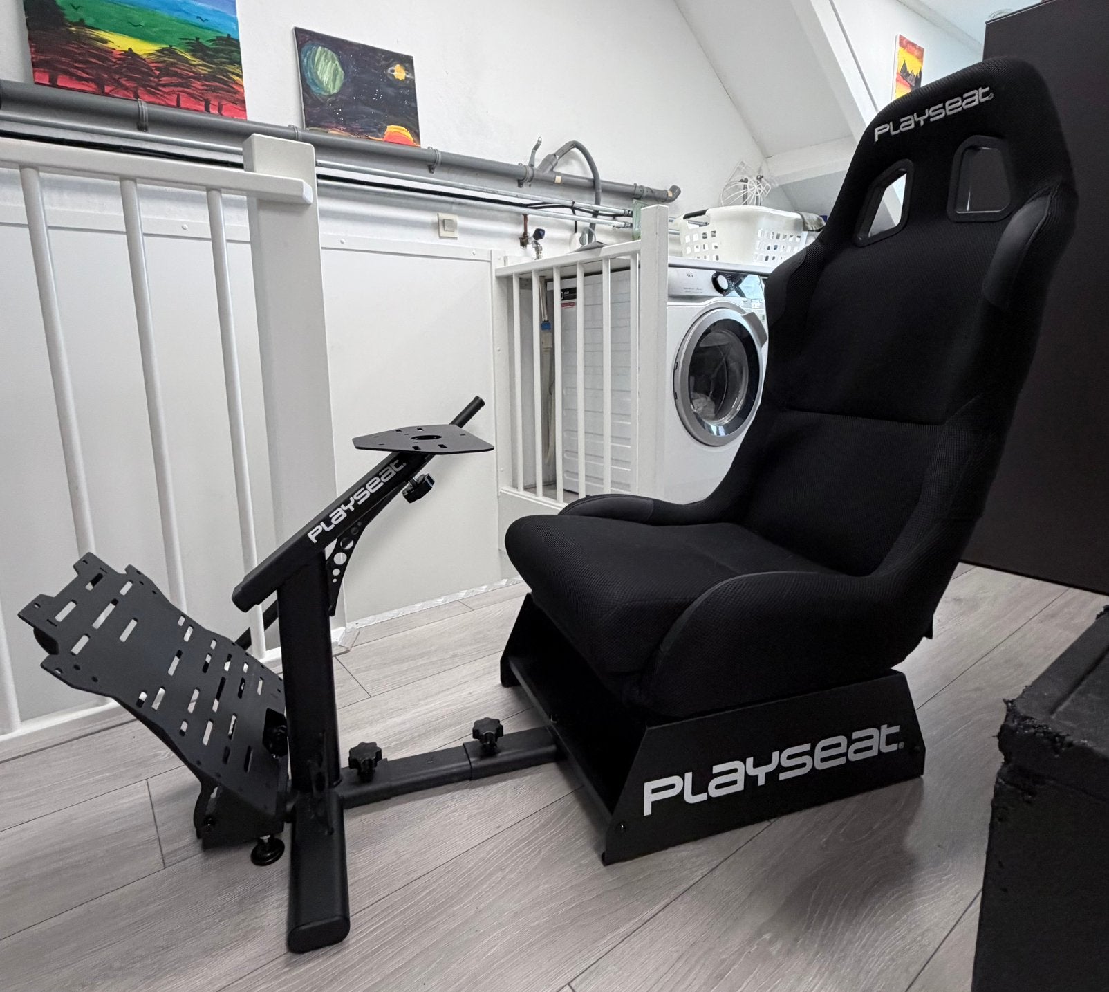 Playseat Evolution ActiFit Zwart, Ophalen, Zo goed als nieuw, Playseat of Racestoel