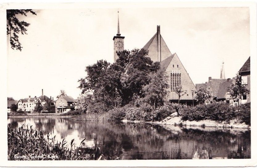Goes Gereformeerde Kerk oude gelopen ansichtkaart (B1993), Verzamelen, Ansichtkaarten | Nederland, Ophalen of Verzenden, 1960 tot 1980