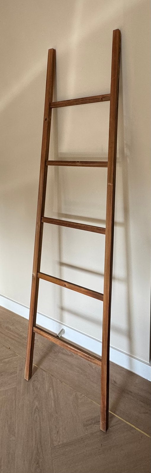 Decoratierek/ladder, Ophalen, Zo goed als nieuw, Bruin, Hout