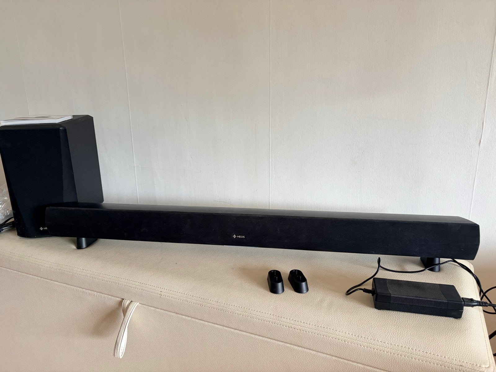 Denon Heos Home Cinema Soundbar met draadloze subwoofer, Ophalen, Gebruikt, 2.1-systeem, Overige merken
