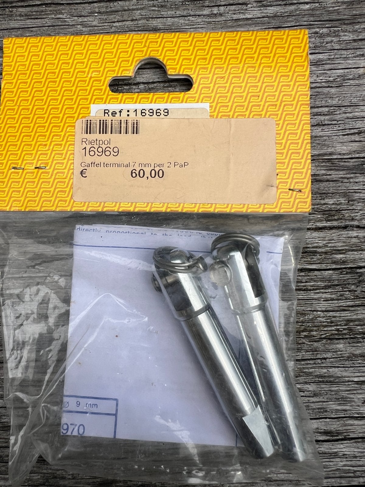 Gaffel terminal 7 mm - Nieuw in verpakking, Ophalen of Verzenden, Nieuw, Gereedschap
