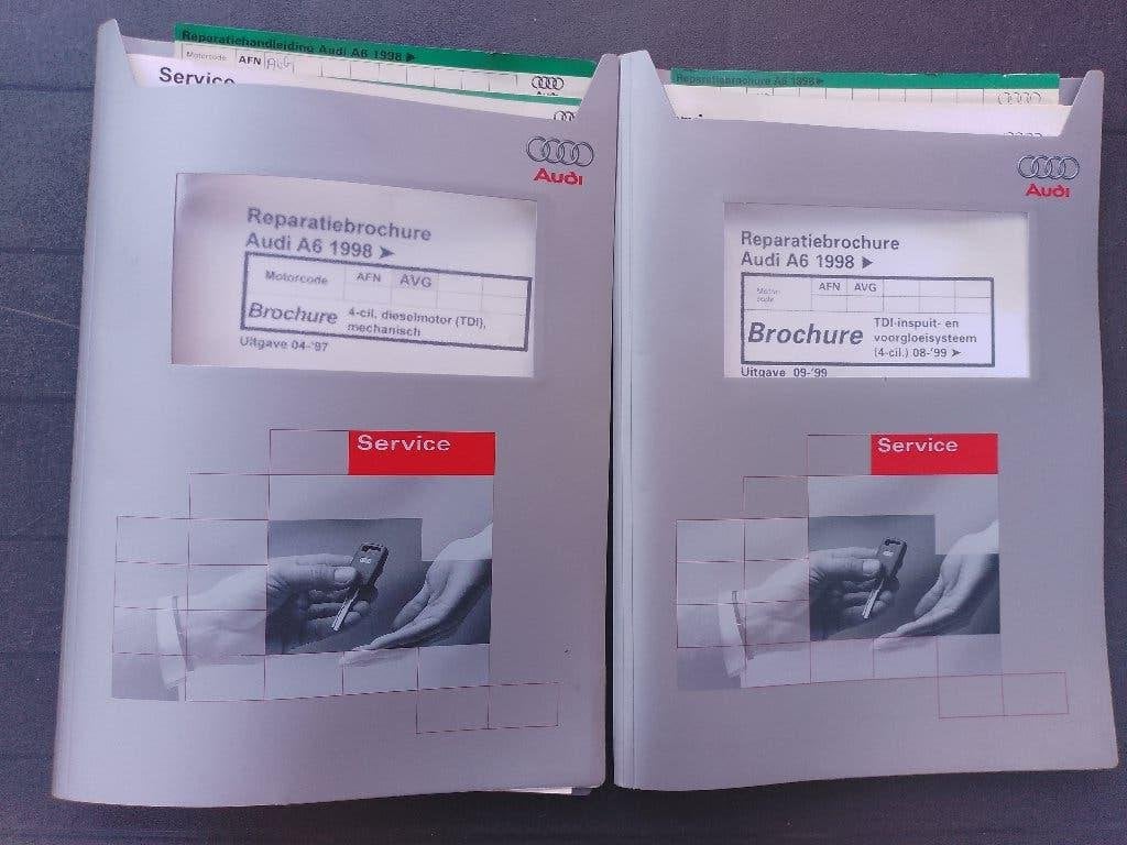 Audi A6 C5 dealer werkplaatsboeken 1.9 TDi motor AFN - AVG, Boeken, Ophalen of Verzenden, Gelezen, Audi