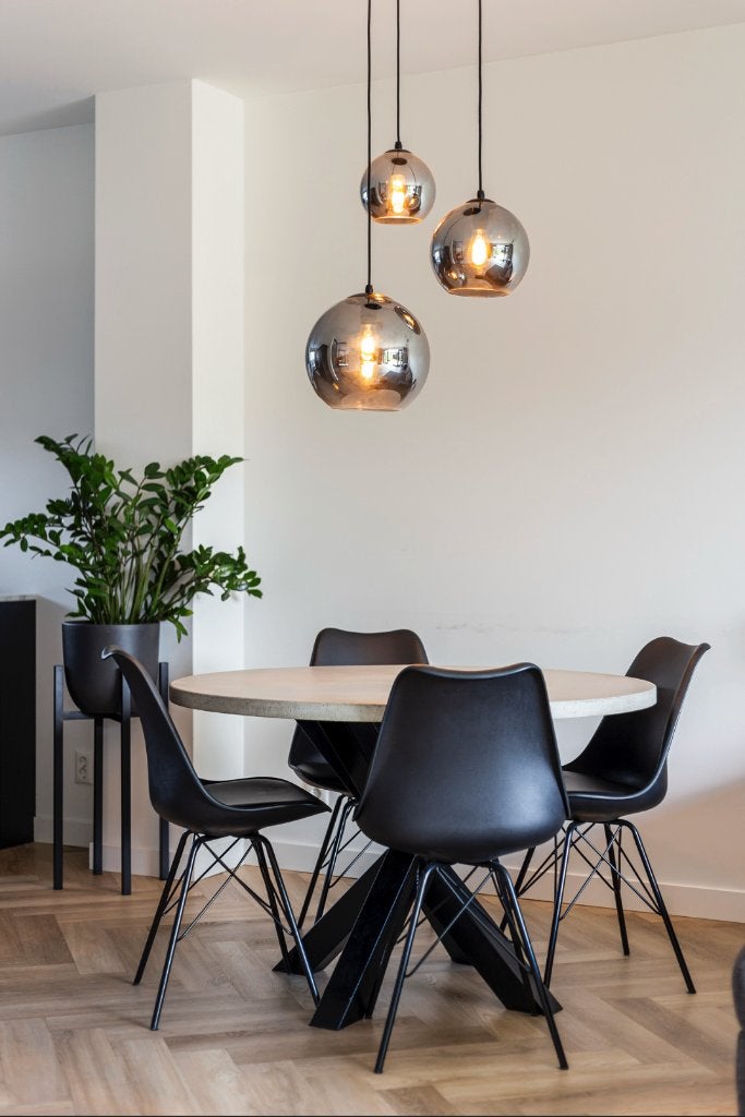 Ronde eettafel betonlook, Ophalen, Gebruikt, Overige materialen, Rond