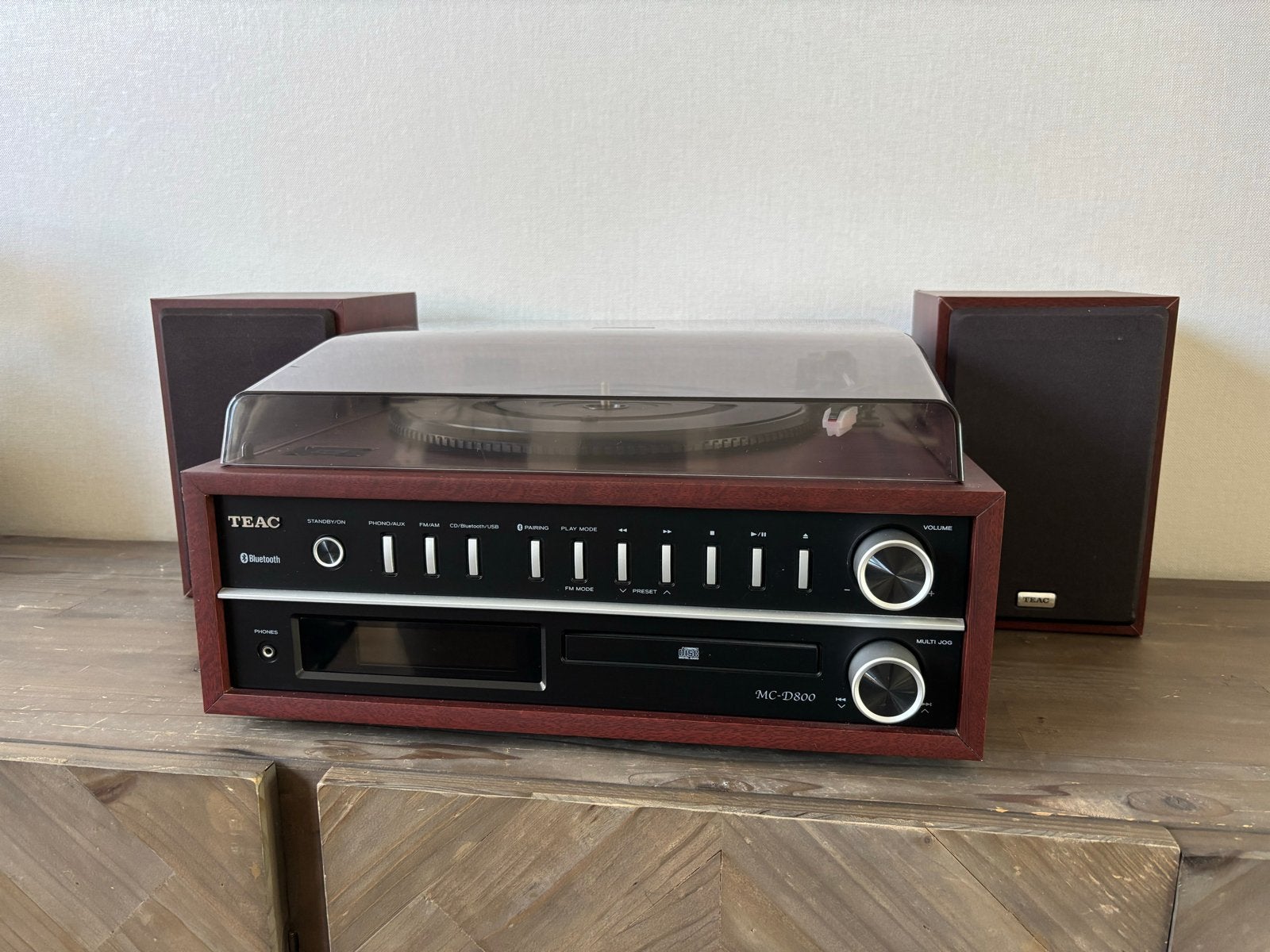 TEAC MC-D800 Platenspeler met bluetooth, Audio, Tv en Foto, Ophalen, Zo goed als nieuw, Overige merken