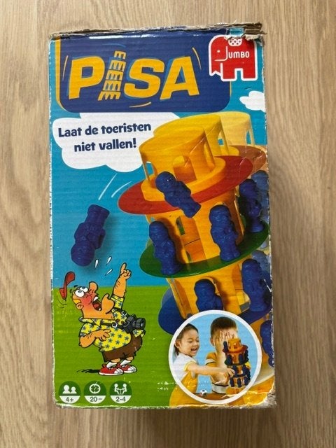 Origineel Pisa Jumbo spel compleet!, Drie of vier spelers, Ophalen, Zo goed als nieuw, Jumbo