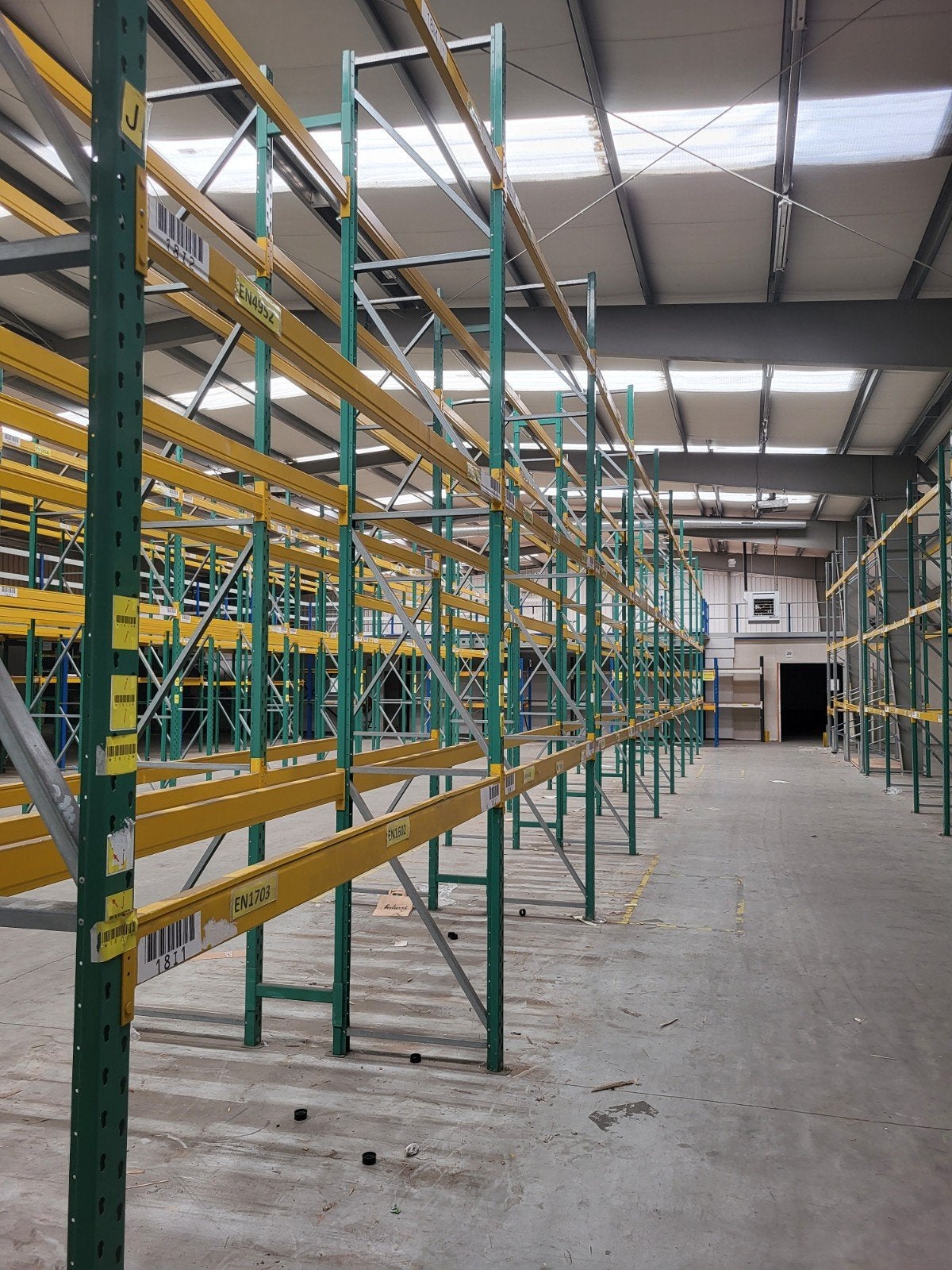11.2 m stelling palletstelling magazijnstelling, Ophalen of Verzenden, Gebruikt