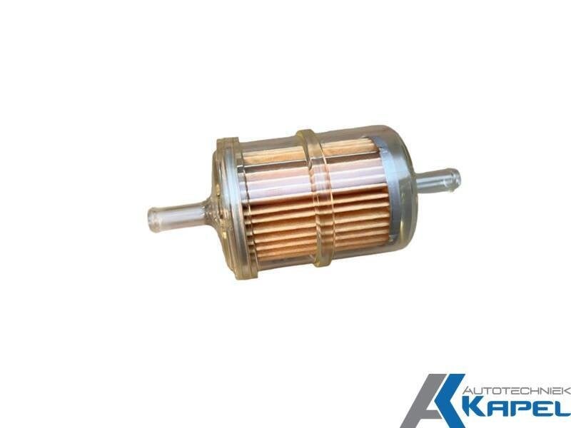 Voorfilter recht 8mm aansluitingen, Auto-onderdelen, Brandstofsystemen, Nieuw