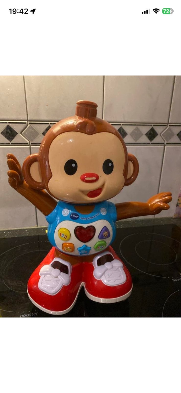 VTech Swing & Learn Aapje - Interactief Speelgoed, Kinderen en Baby's, Ophalen of Verzenden, Zo goed als nieuw, 6 maanden tot 2 jaar