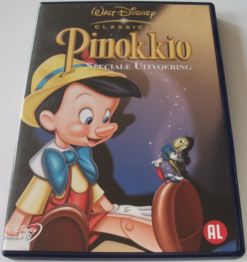 Dvd *** PINOKKIO *** Walt Disney, Nederlands, Ophalen of Verzenden, Zo goed als nieuw, Familie
