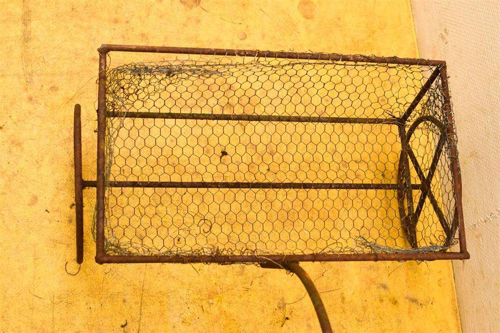 Metalen Driewieler fiets als bloempot 50671, Gebruikt, Rond, Ophalen of Verzenden, Tuin